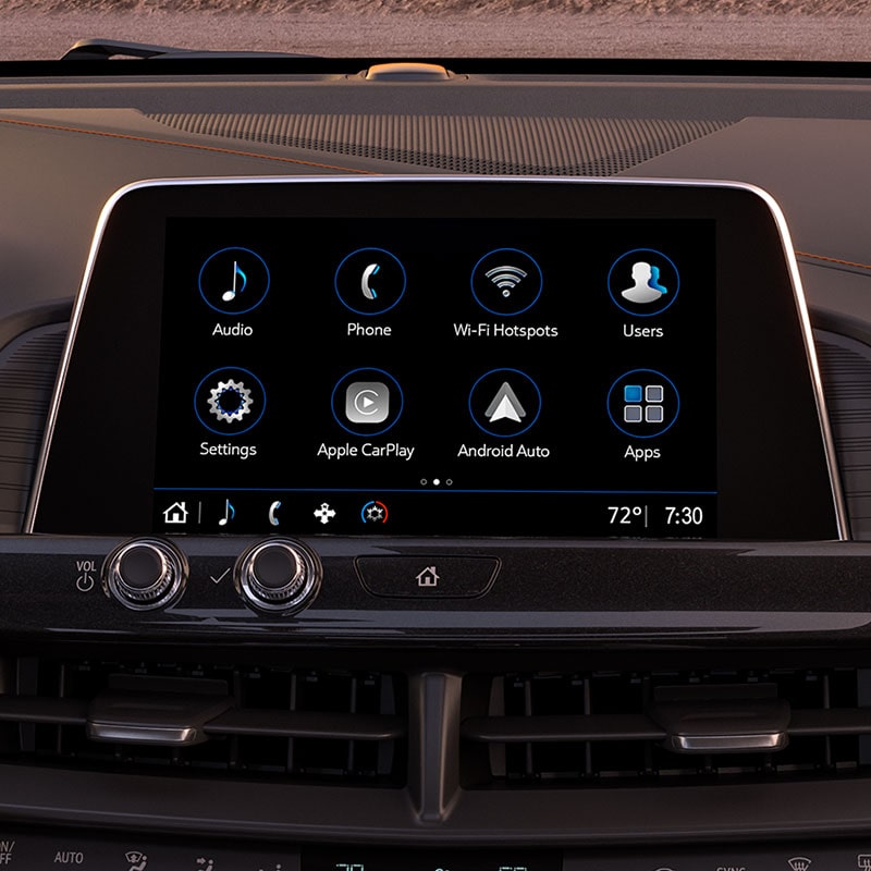 CT4 infotainment screen