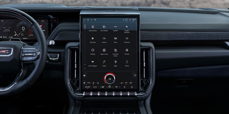 yukon daigonal infotainment system