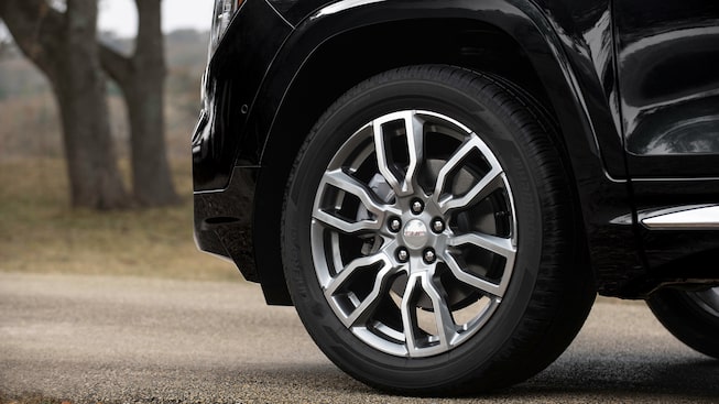 The 2024 GMC Terrain Denali  19" Ultra-Bright Machined Aluminum Wheels